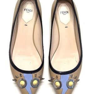 Fendi Women's Size 8 Monster Flats